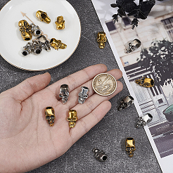 16Pcs 4 Styles Tibetan Style Alloy European Beads&nbsp;FIND-NB0007-33