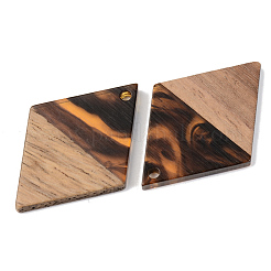 Resin & Walnut Wood Pendants&nbsp;RESI-S389-012A-A01