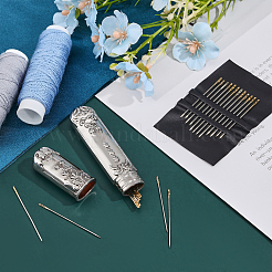 Iron Sewing Needles&nbsp;FIND-WH0129-63P