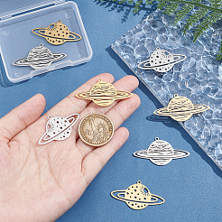 8Pcs 4 Style 201 Stainless Steel Pendants&nbsp;STAS-UN0033-95
