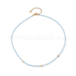 Star & Moon Pendant Necklaces Set for Teen Girl Women&nbsp;NJEW-JN03738-04