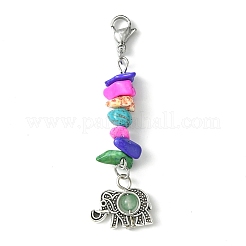 Tibetan Style Alloy Pendant Decorations&nbsp;HJEW-JM01220