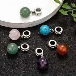 Large Hole Alloy European Dangle Charms&nbsp;PALLOY-JF00044