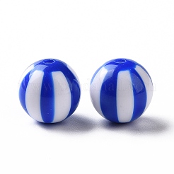 Opaque Acrylic Stripe Beads&nbsp;OACR-E009-02