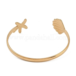 304 Stainless Steel Cuff Bangles for Women&nbsp;BJEW-A024-01G