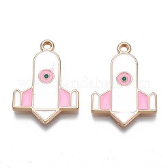 Rack Plating Alloy Enamel Pendants&nbsp;ENAM-S122-71