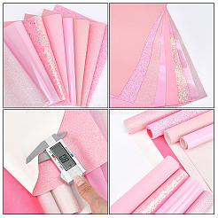 8Pcs Rectangle Imitation Leather Fabric&nbsp;FIND-WH20020-24A