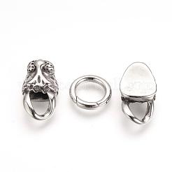 304 Stainless Steel Spring Gate Rings&nbsp;STAS-Q209-39