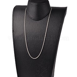 Tarnish Resistant 304 Stainless Steel Cable Chain Necklaces&nbsp;NJEW-JN01527-03