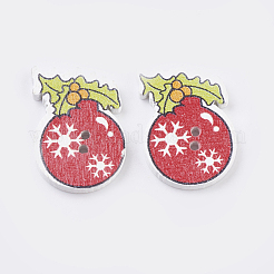Printed Wooden Buttons&nbsp;BUTT-K007-01