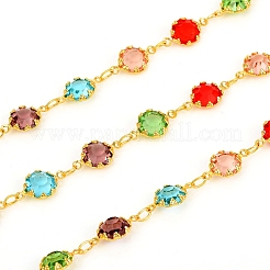 3.28 Feet Handmade Brass Link Chains&nbsp;X-CHC-F011-08B-G