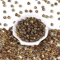 Picasso Transparent Glass Beads&nbsp;SEED-Q039-04B
