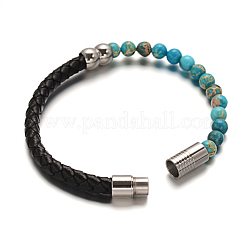 Leather Cord Bracelets&nbsp;BJEW-E273-02B