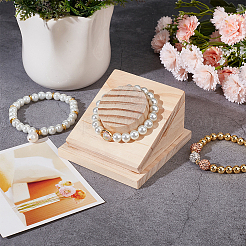 Wood Bracelet Display Stands&nbsp;BDIS-WH0008-06