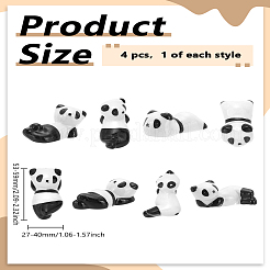 4Pcs 4 Styles Porcelain Chopsticks Stand&nbsp;DJEW-LP0001-19