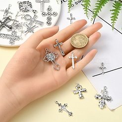 40Pcs 20 Styles Tibetan Style Alloy Pendants&nbsp;TIBEP-YW0001-84