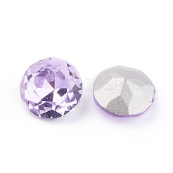 Pointed Back & Back Plated Glass Rhinestone Cabochons&nbsp;RGLA-J012-10mm-371