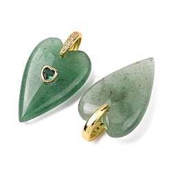 Natural Green Aventurine Pendants&nbsp;GG-CBA51ED-03G-10
