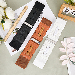 Imitation Leather Chain Belts&nbsp;AJEW-WH20018-20B