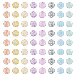 240Pcs 8 Colors Crackle Transparent Glass Beads&nbsp;GLAA-TA0004-19
