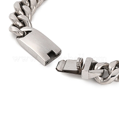 Tarnish Resistant 304 Stainless Steel Curb Chains Bracelets&nbsp;BJEW-E346-21P-01