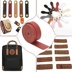 2 Rolls 2 Styles 3 Yards Double Face Imitation Leather Cord&nbsp;LC-WR0001-01A