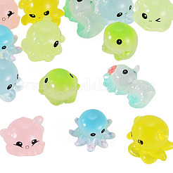 14Pcs 7 Styles Luminous Resin Animal Display Ornaments&nbsp;DJEW-TAD0001-01