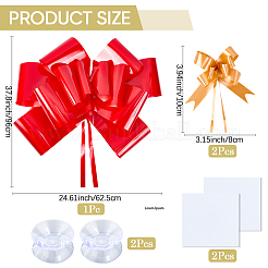 Plastic Flower Pull Bows&nbsp;FIND-WH20012-47B-01