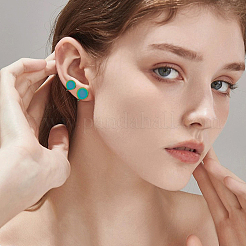 20Pcs 10 Styles 304 Stainless Steel Cuff Earrings&nbsp;EJEW-HS0001-35