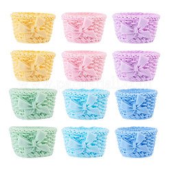 12Pcs 6 Colors Resin Basket Mini Model&nbsp;AJEW-TA0005-85