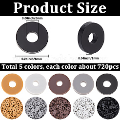 Handmade Polymer Clay Beads&nbsp;CLAY-SC0002-72C