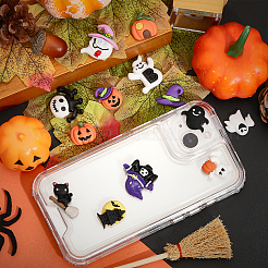28Pcs 14 Styles Halloween Opaque Resin Cabochons&nbsp;RESI-CA0001-60