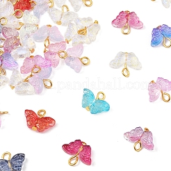 50Pcs Glass Pendants&nbsp;PALLOY-FS00016