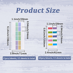 24Sheets 2 Styles Paper Index Tabs&nbsp;OFST-SP0001-05