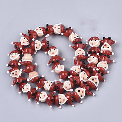 Handmade Lampwork Beads Strands&nbsp;LAMP-R142-03