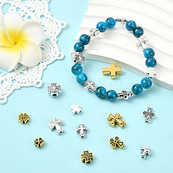 120Pcs 12 Styles Tibetan Style Zinc Alloy Beads&nbsp;FIND-YW0011-84