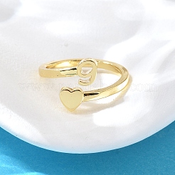 Brass Cuff Rings for Women&nbsp;RJEW-U044-G