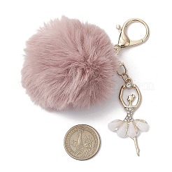 Alloy Resin Ballet Girl Pendant Keychian&nbsp;KEYC-JKC01054