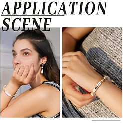 DIY Curved Tube Chunky Bracelet Making Kit&nbsp;DIY-NB0007-29