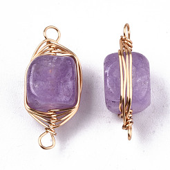 Natural Agate Links Connectors&nbsp;G-T131-99F