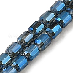 Electroplate Transparent Glass Beads Strands&nbsp;GLAA-C029-02A