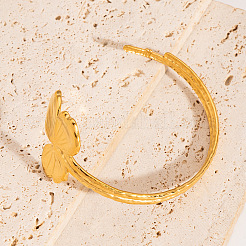 Elegant 304 Stainless Steel Cuff Bangles for Women&nbsp;KV9990