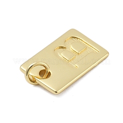 Brass Pendants&nbsp;KK-H206-10G-B