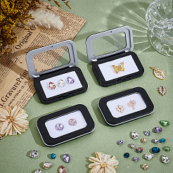 ABS Plastic Loose Diamond Storage Boxes with Visible Window Lid&nbsp;AJEW-WH0609-746A-02