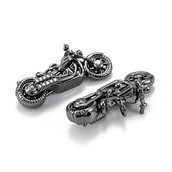 Brass Micro Pave Clear Cubic Zirconia Pendants&nbsp;ZIRC-P086-29