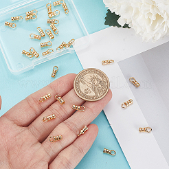 30Pcs Brass Cord Ends&nbsp;FIND-GA0007-40