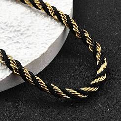 304 Stainless Steel Nylon Cord String Bracelets&nbsp;BJEW-Z124-01G