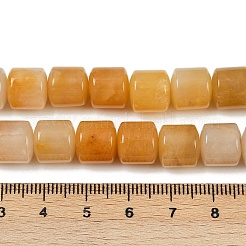 Natural Topaz Jade Beads Strands&nbsp;G-G275-D04-10x10mm