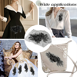 3D Flower Lace Appliques&nbsp;DIY-WH0430-459A