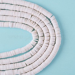 Handmade Polymer Clay Beads Strands&nbsp;CLAY-R089-6mm-Q030